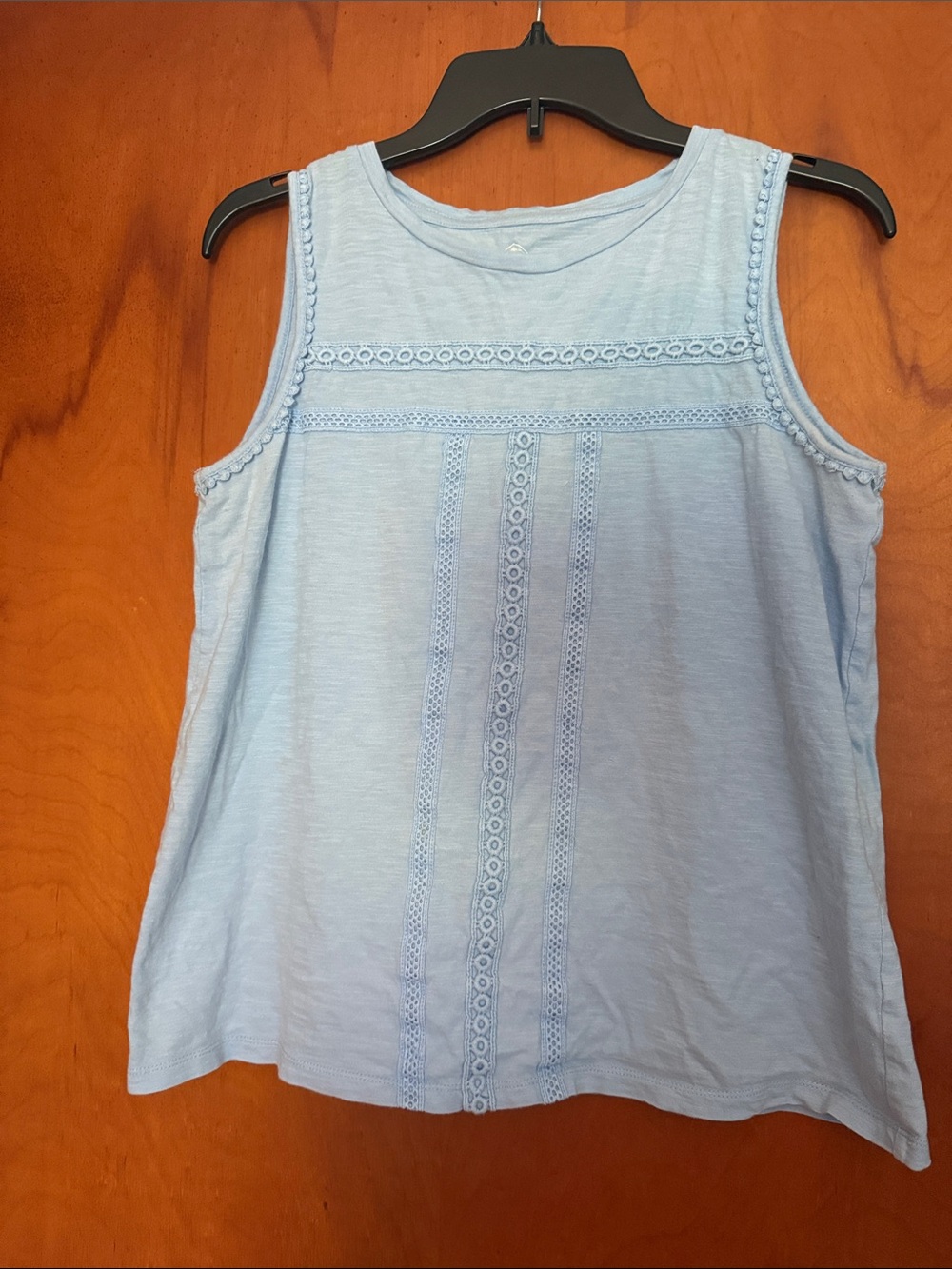 St. John’s Bay Light Blue Sleeveless Women's Top